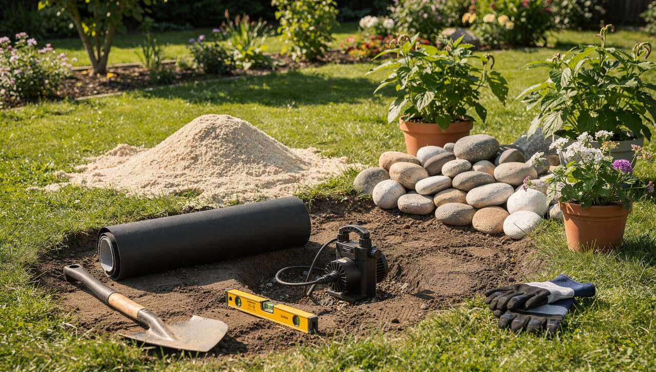Comment installer un bassin d'ornement au jardin ?