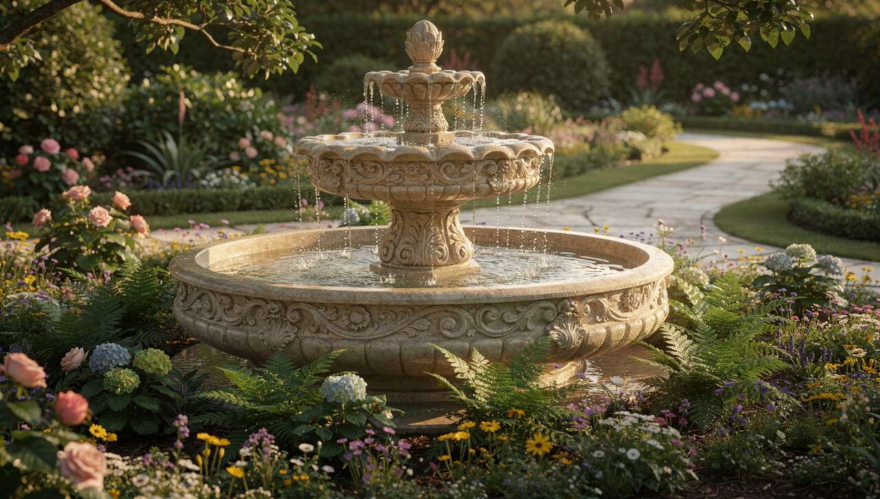 Fontaine de jardin : idées et conseils d'aménagement