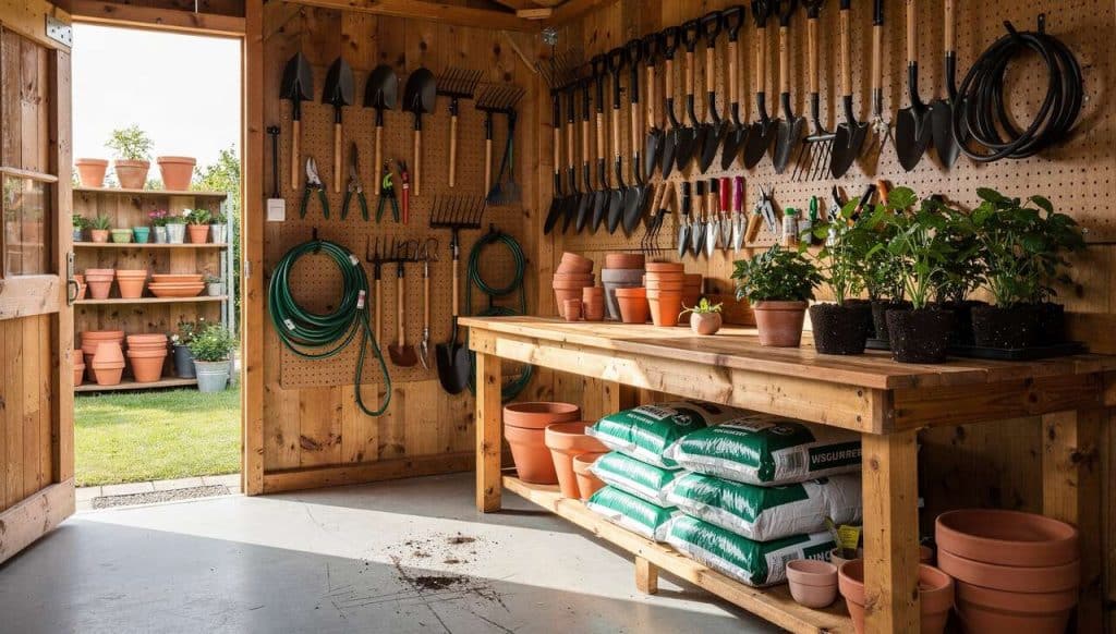 6 astuces pour organiser vos outils de jardin