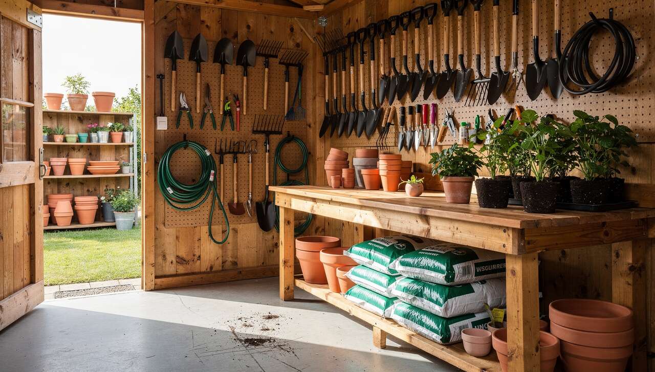 6 astuces pour organiser vos outils de jardin