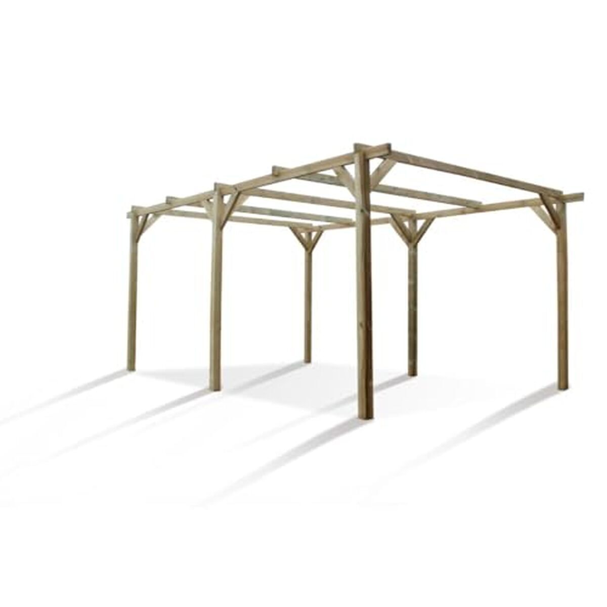 Test : carport CERLAND Henri en bois pour une voiture