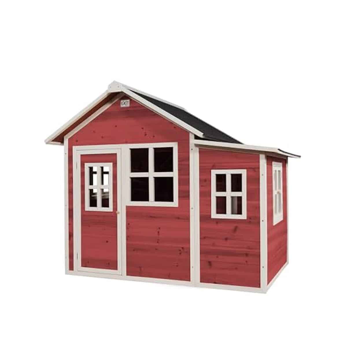 Test de la cabane bois Loft 150 rouge EXIT