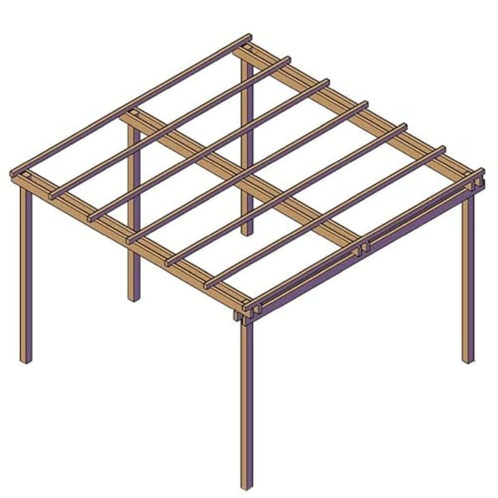 Test de la pergola de jardin 3x3 m en pin : facile à monter