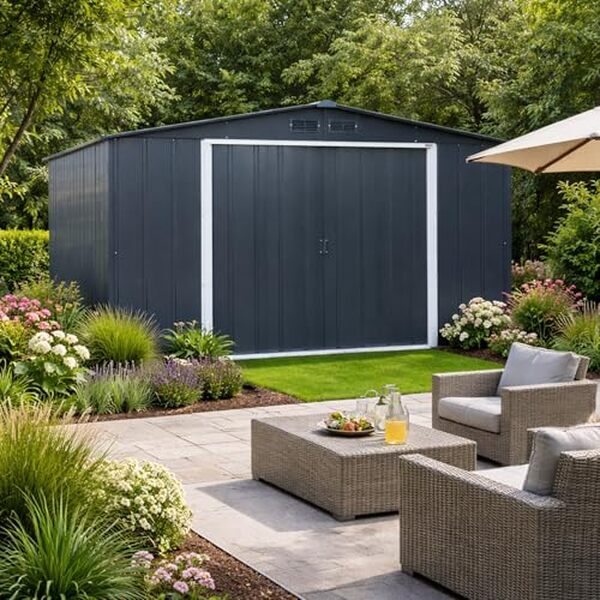 L'abri de jardin Duramax ECO en métal galvanisé est-il fait pour vous  ? Découvrez notre test complet pour tout savoir avant de l'adopter.