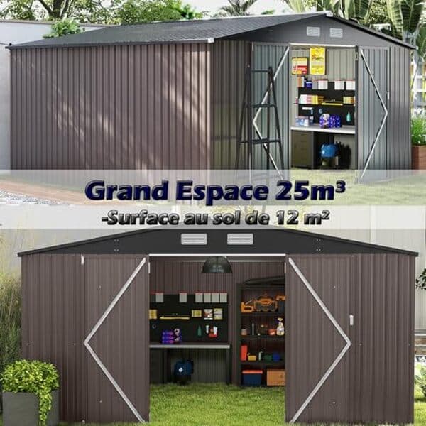 Découvrez notre test détaillé de l'abri de jardin Relax4Life 25m³. Métal robuste, grande capacité et fonctionnalités pratiques : le choix idéal pour votre jardin. 