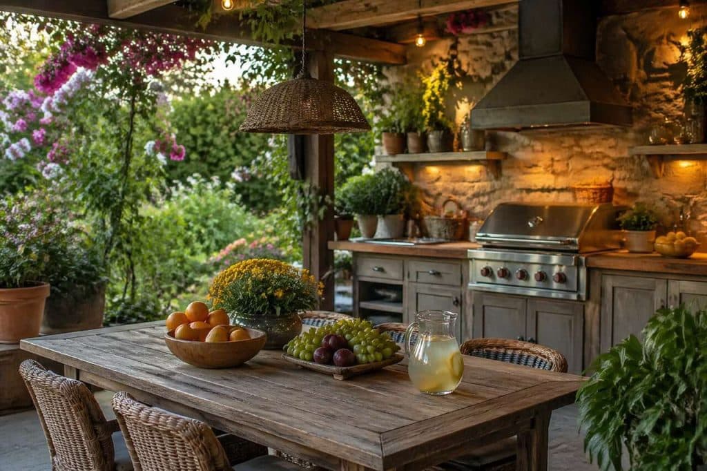 Aménager facilement une cuisine d'été : astuces et idées pratiques