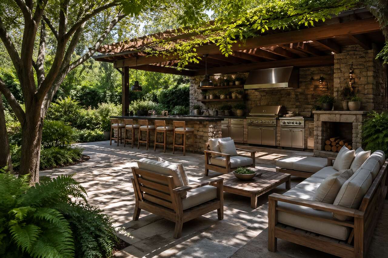 Choisir le meilleur emplacement pour sa cuisine extérieure