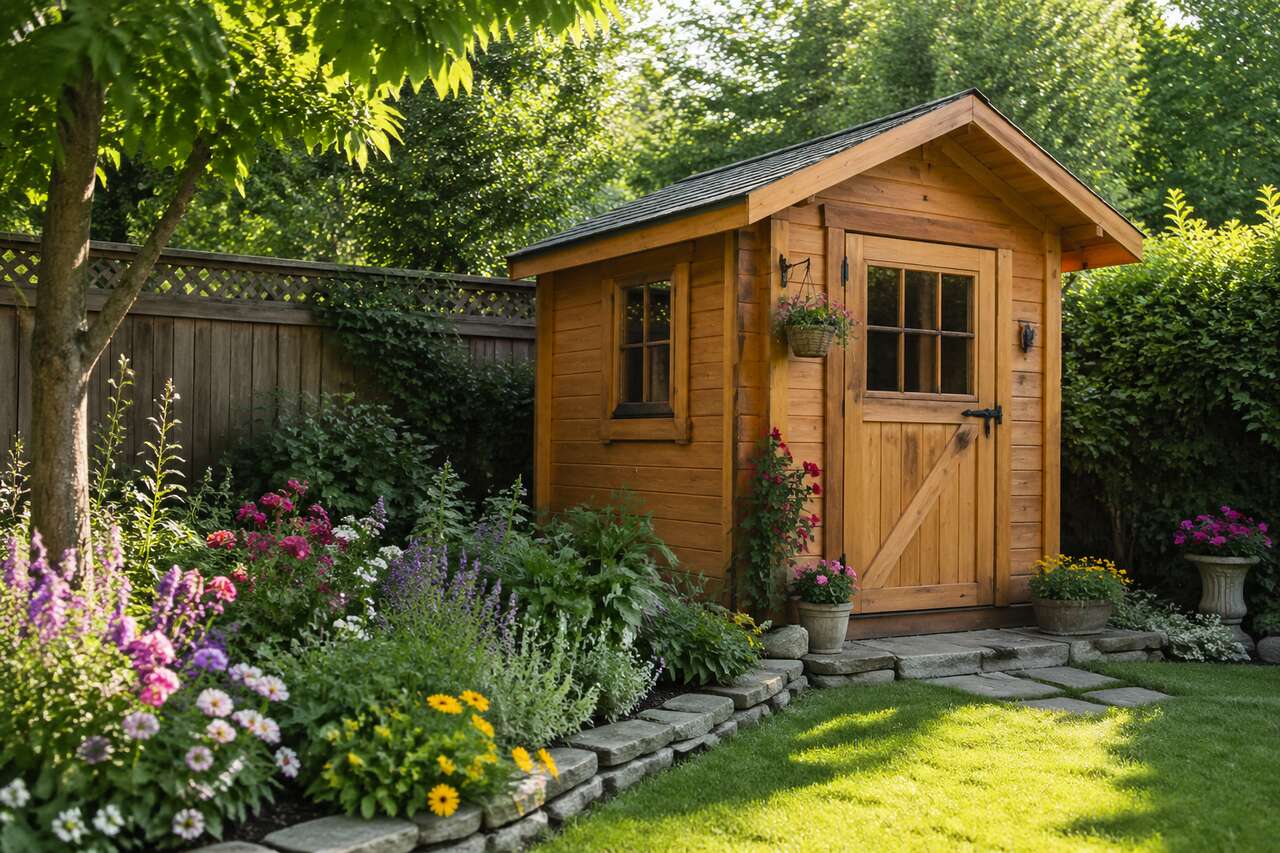 Les différents matériaux pour un abri de jardin