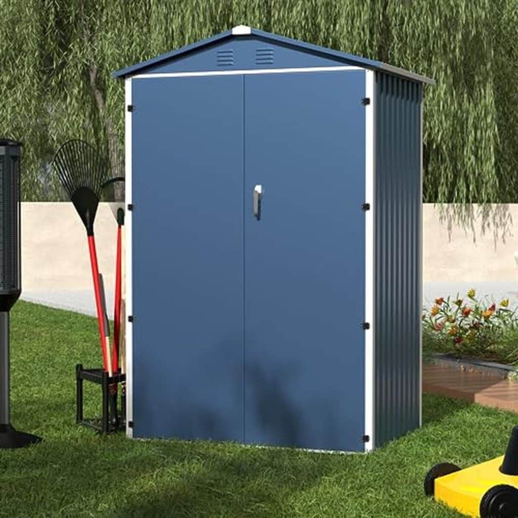 Test : abri de jardin métallique Supeer 2m² bleu