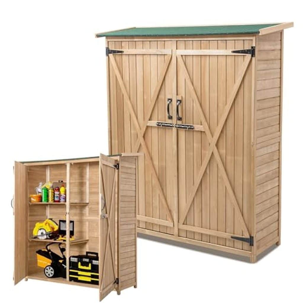 Test : abri de jardin Relax4Life en bois, compact et pratique