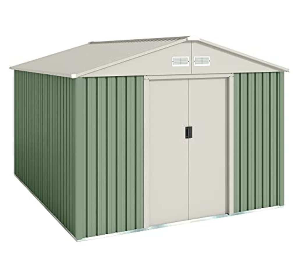 Test de l'abri de jardin Hoggar en métal 7, 86 m²