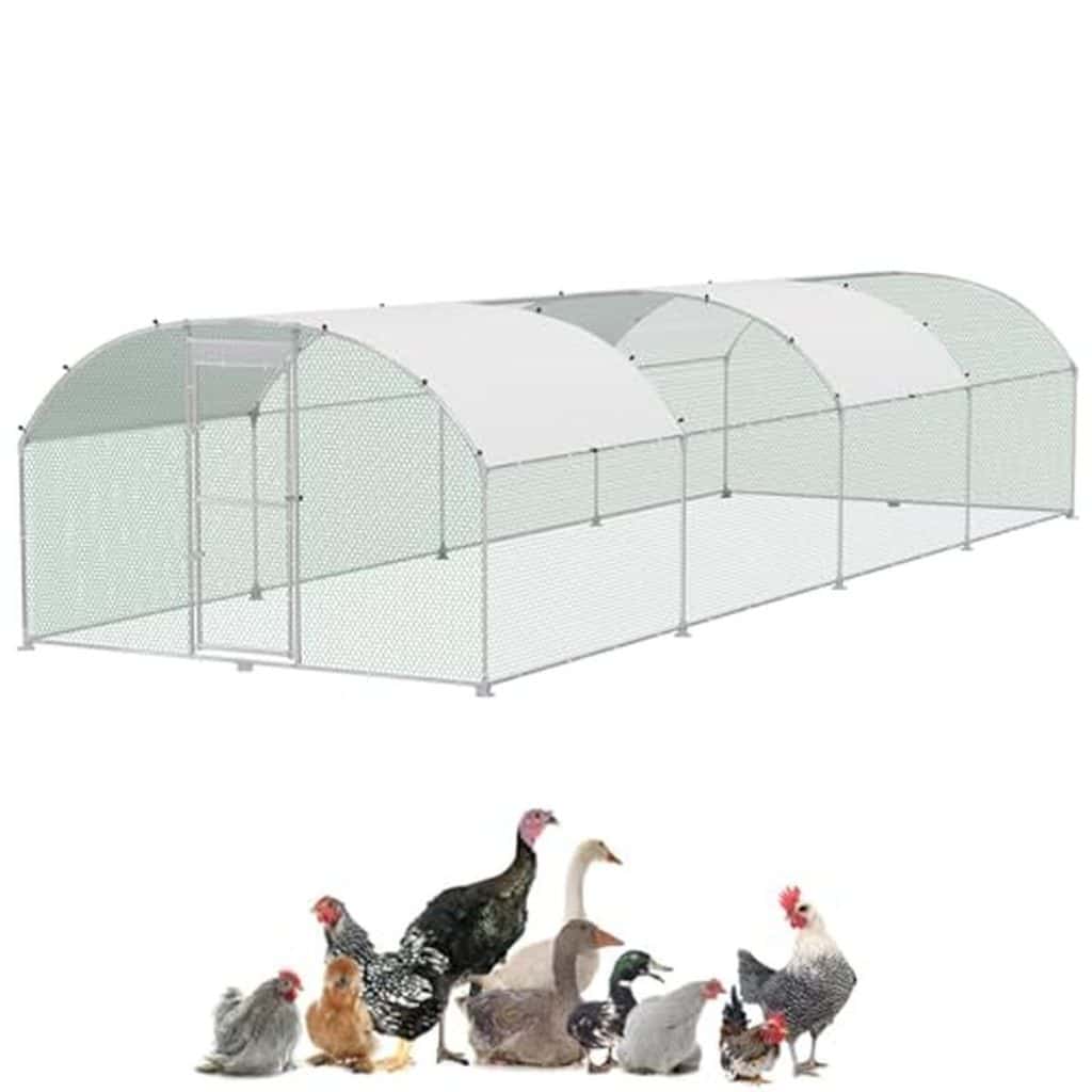 Test : poulailler UISEBRT 3 x 8 m avec toit en dôme et porte verrouillable