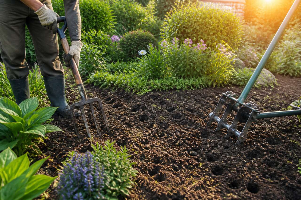 Aération et décompactage du sol : favoriser la croissance