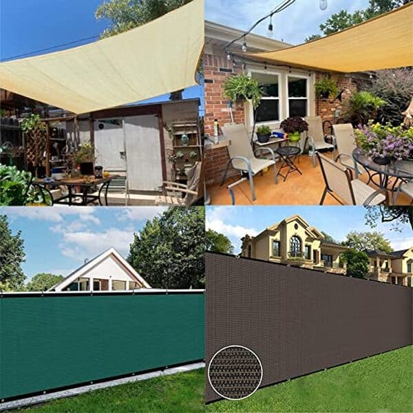 Découvrez notre voile d'ombrage rectangulaire 9x10m en HDPE 220 g/m² gris : protection solaire durable, résistant aux UV et aux intempéries pour terrasse et jardin. 