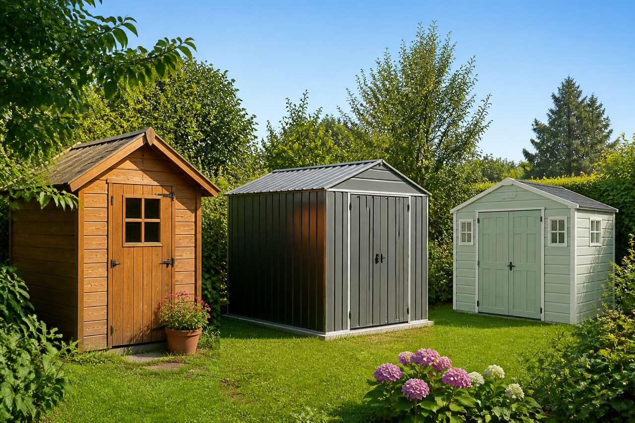Matériaux populaires pour les abris de jardin : bois, métal, pvc