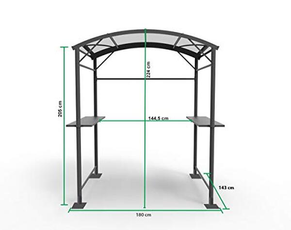 Découvrez notre test détaillé du carport barbecue Habrita Foresta CAR1713AC en acier gris anthracite. Caractéristiques, avantages et avis pour bien choisir votre carport. 