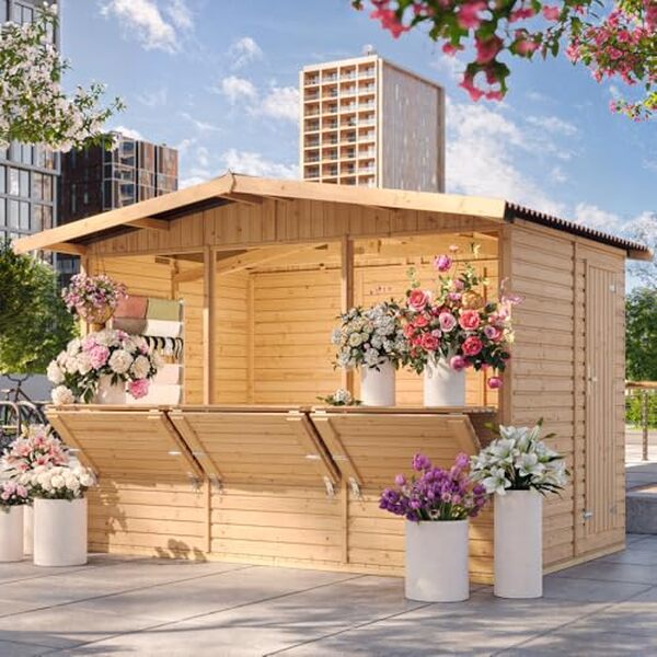Découvrez notre test détaillé de la maison de jardin Timbela M150A : caractéristiques, avantages et inconvénients d'une cabane en bois robuste et fonctionnelle