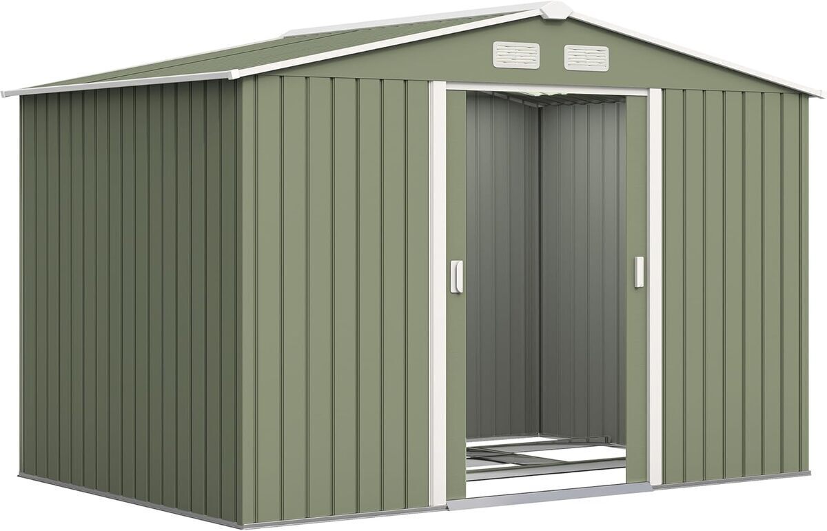 Test : abri de jardin métal Outsunny 5, 4 m² avec porte coulissante