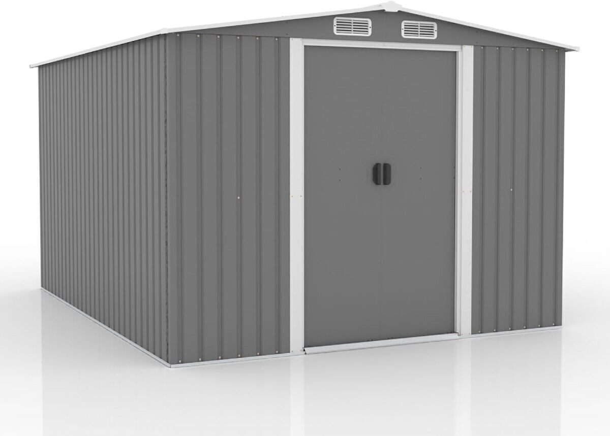Test de l'abri de jardin Jura gris 8.08 m² de Concept Usine : spacieux et solide