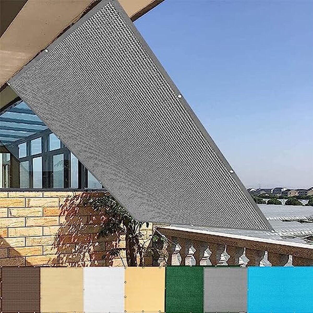 Test : voile d'ombrage 9x9m pour pergola et extérieur