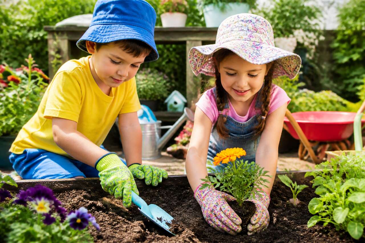 Initiation au jardinage avec les enfants Initiation au jardinage avec les enfants