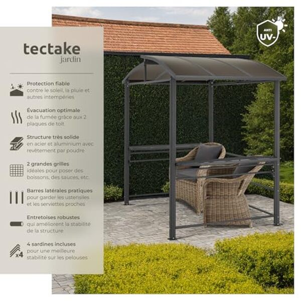 Découvrez notre test complet de l'abri barbecue aluminium tectake : analyse de sa robustesse, facilité de montage et avantages pour protéger votre barbecue.