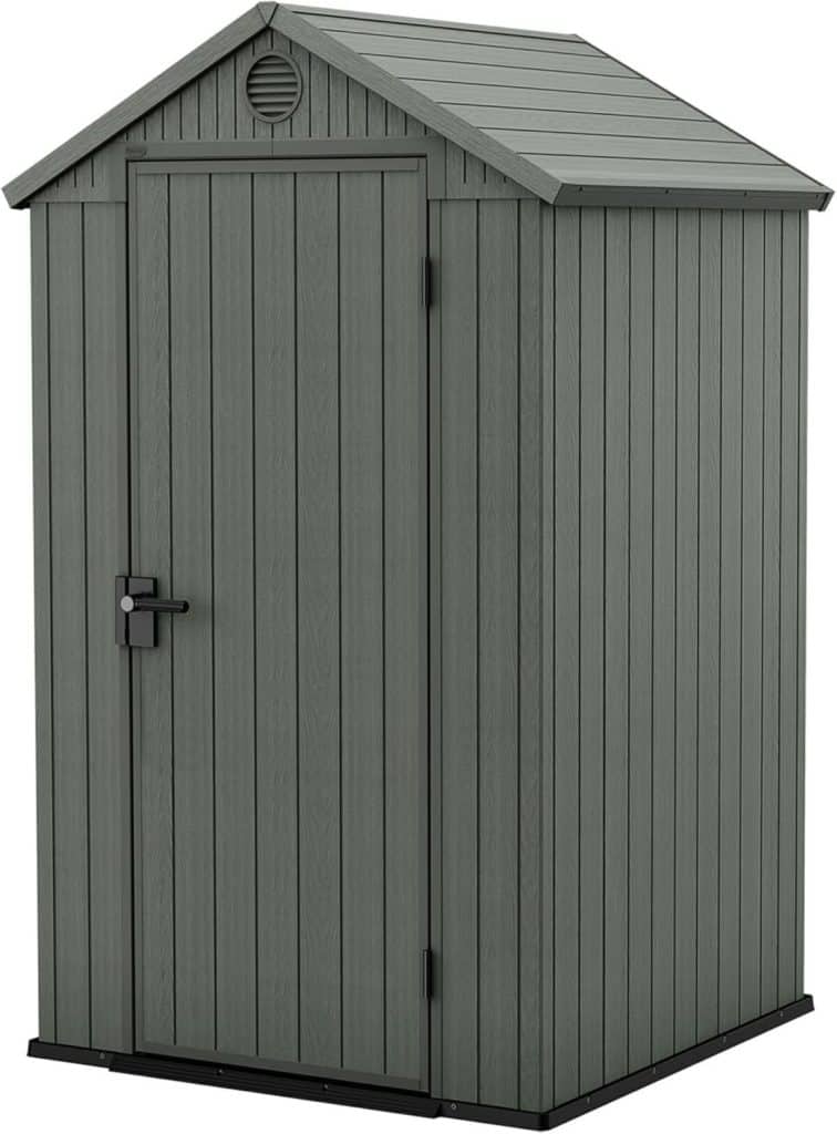 Test : abri de jardin Keter Darwin finition bois vert sauge