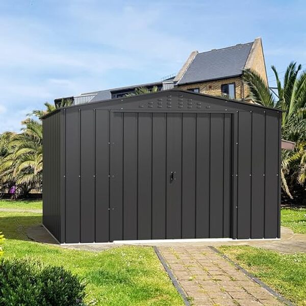 Découvrez notre test détaillé de l'abri de jardin Duramax TOP Shed 10 x 8 en métal anthracite : caractéristiques, avantages et performance pour votre jardin.