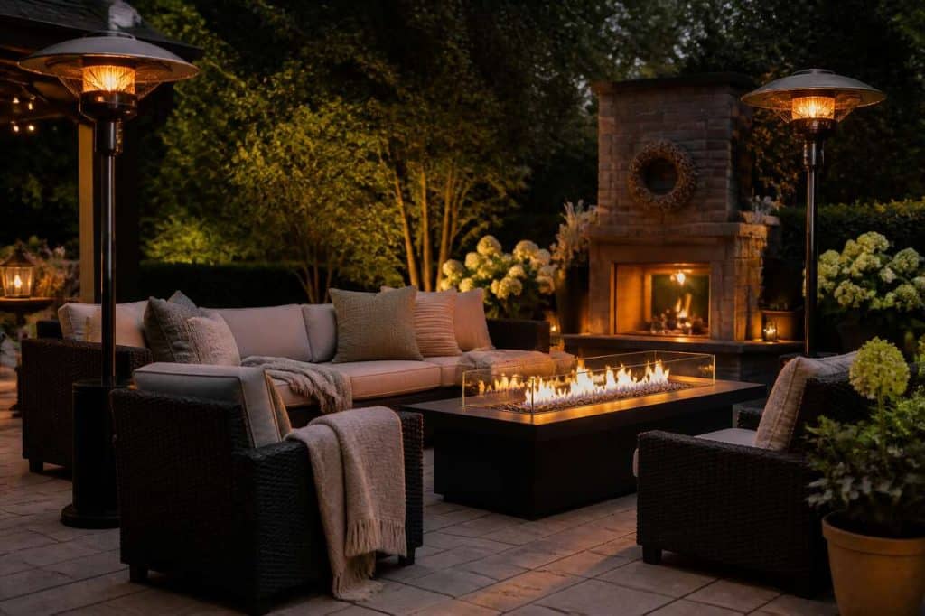 Chauffage extérieur : astuces pour profiter du jardin toute l'année
